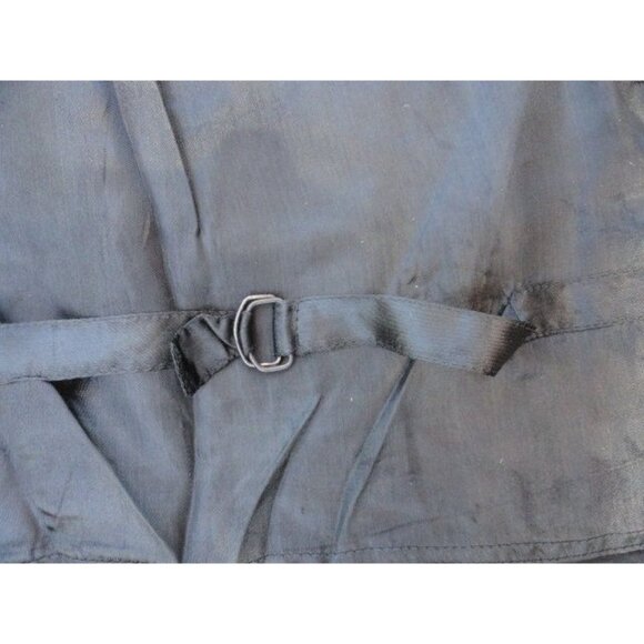 Men’s Vest Exclusive PARAGRAFF CLOTHING CO. Black Leather Large Motorcycle - Picture 7 of 8